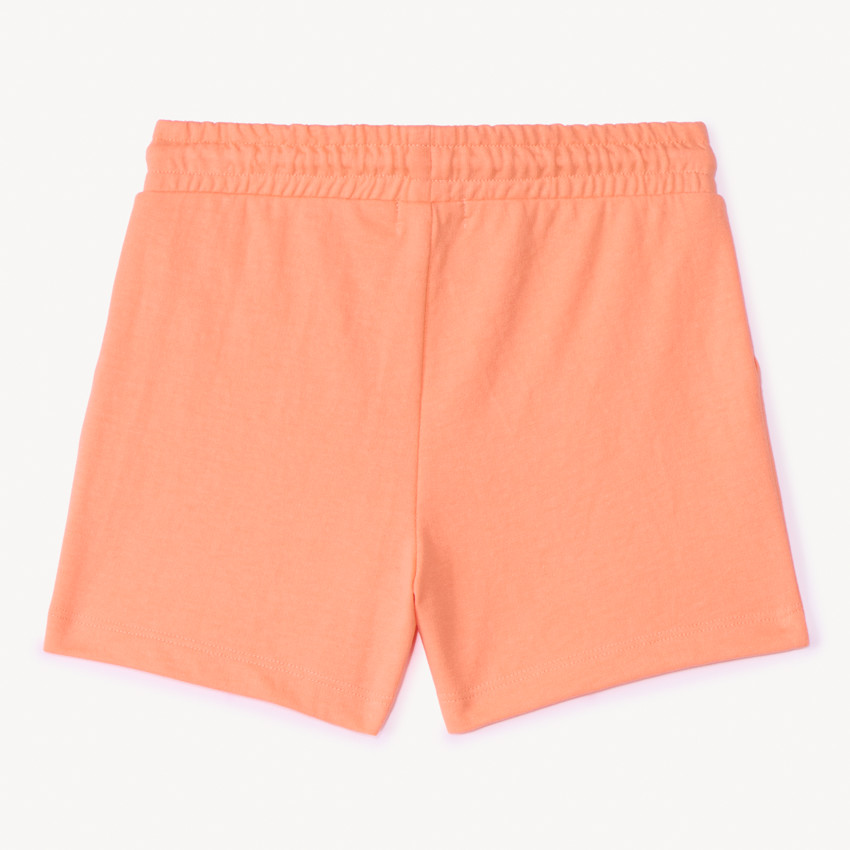 Korte unicolore tricot short voor meisjes 