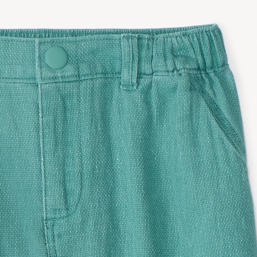 Uni korte broek van canvas jongens 