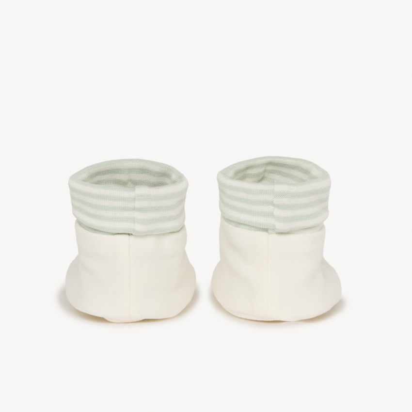 Pantoffels met print "Mijn lief papa/Mijn lief mama" voor baby 