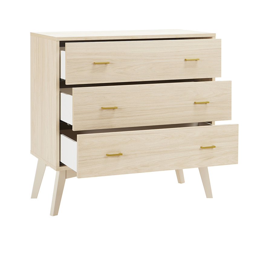 Commode met 3 lades Cameron 