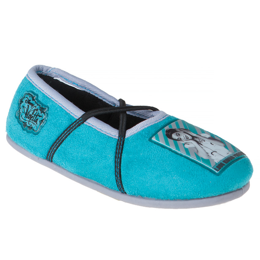 Chaussons babies avec patchs Disney Violetta 