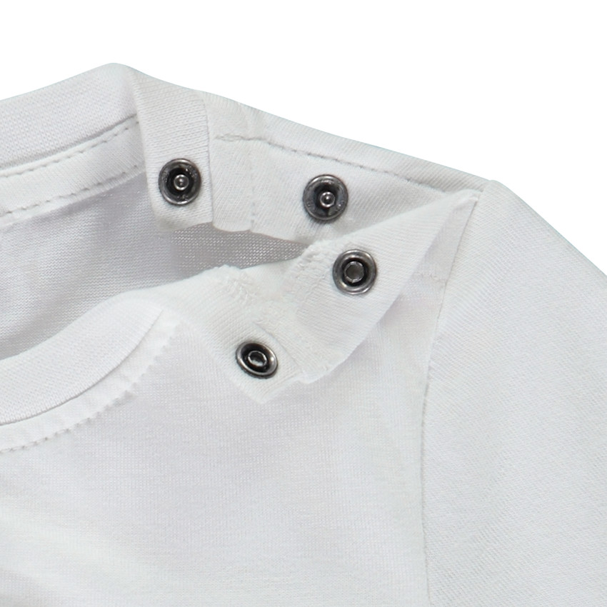 Korte mouwen T-shirt met reliëfprint voor jongen 