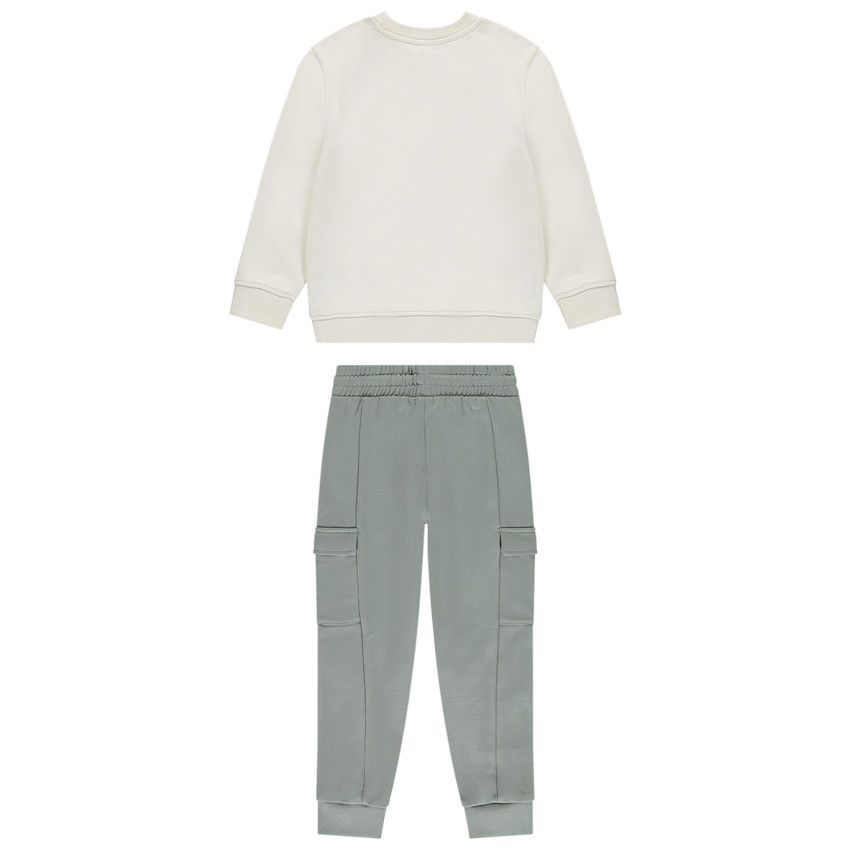 Jogging fleece met surfprint voor jongen 