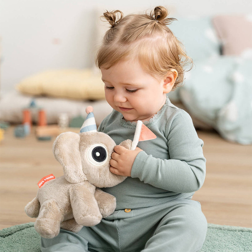 Geschenkdoos 3D-Knuffel Elphee Zand 