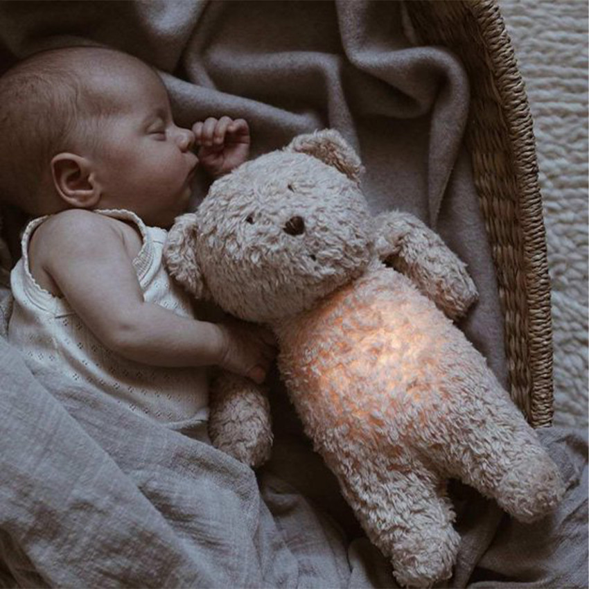 Veilleuse ourson Son & Lumière  Sable 