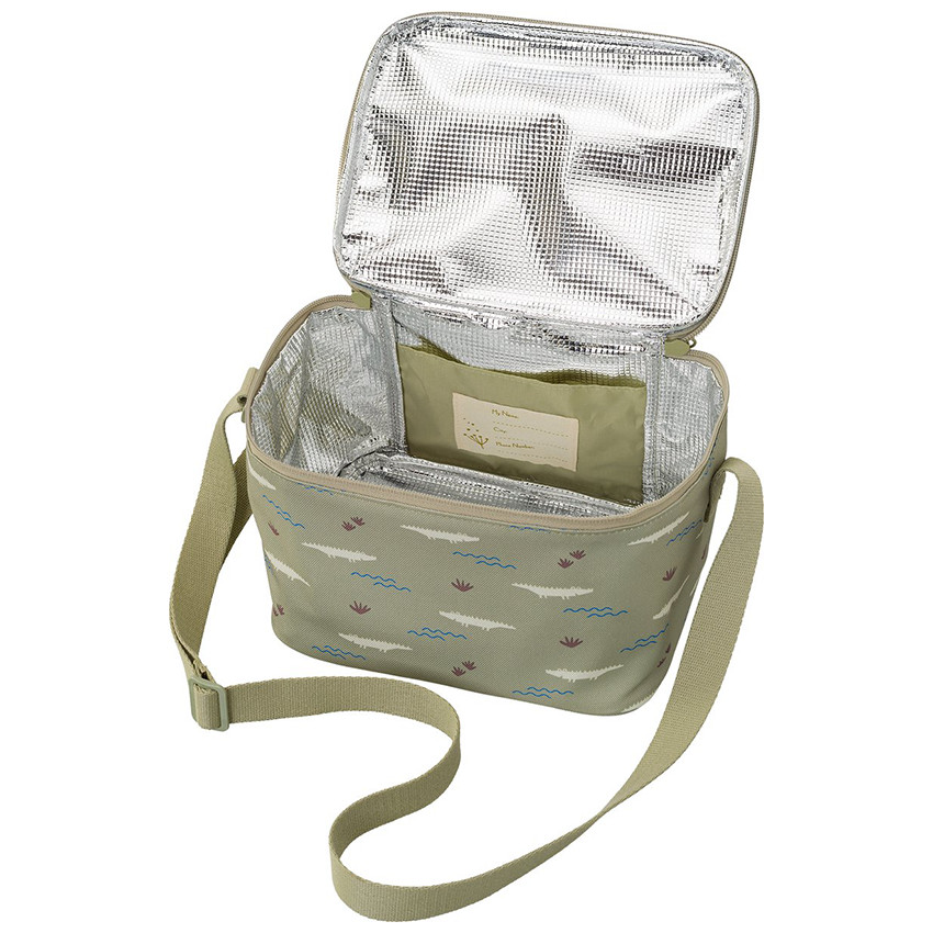Sac isotherme lunchbag Large Crocodile Olive 
