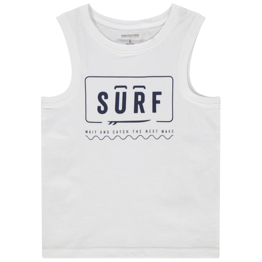 Débardeur à inscription printée 