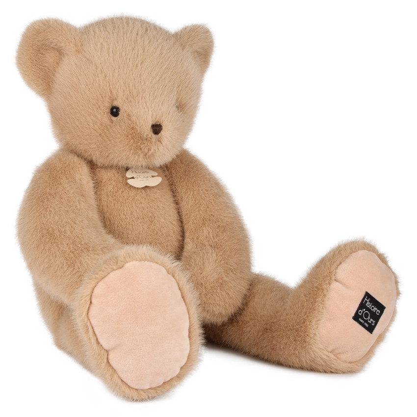 Peluche Ours Clémentin 60CM Miel/Amande 