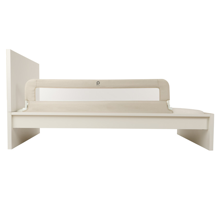 Barrière de lit filet avec poche 150 cm beige 