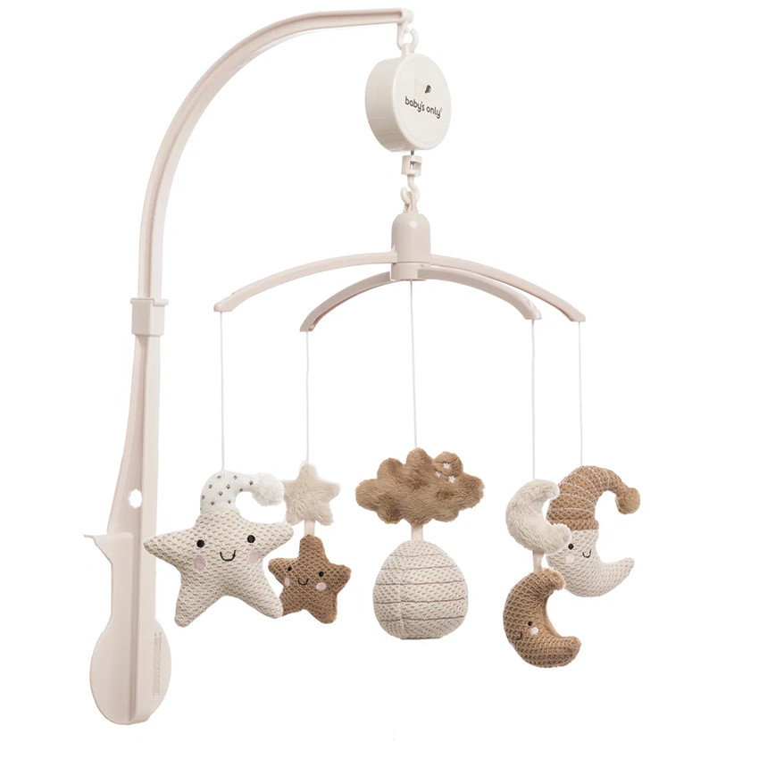 Mobile musical Heaven Clay Warm Linen  