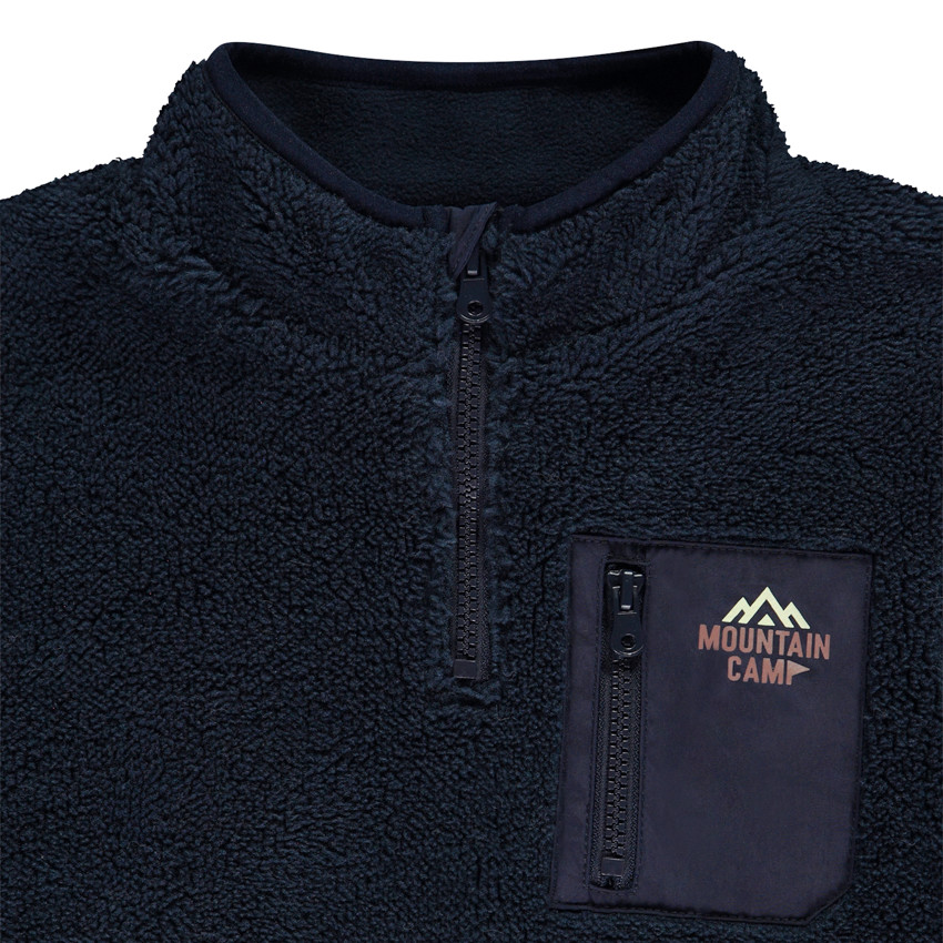 Sweat en polaire avec col camionneur pour garçon 