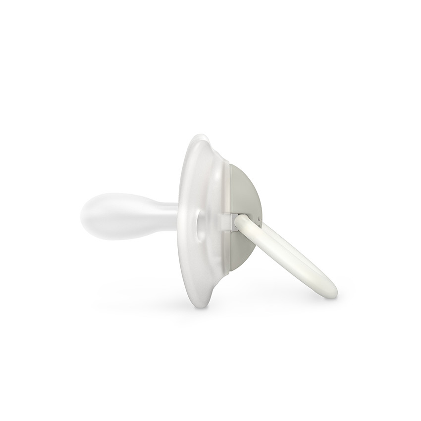 Lot de 2 sucettes silicone SX Pro 0-6M Wild&Free jour/nuit gris 