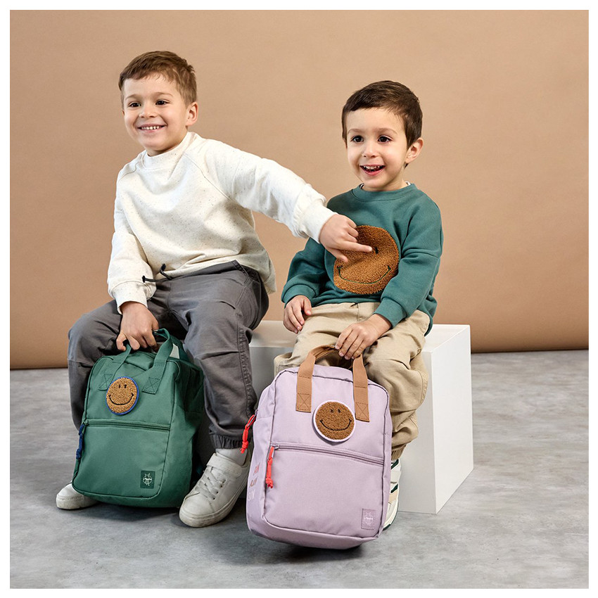 Sac à dos enfant Mini carré Little Gang Lilas 