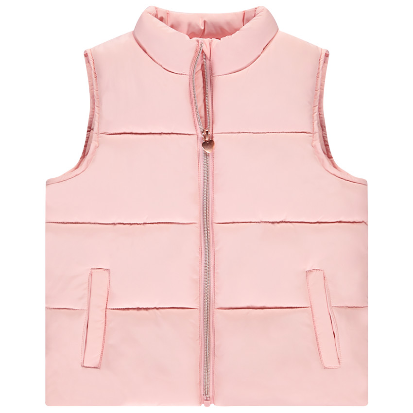 Donsjas zonder mouwen van stof voor meisjes 