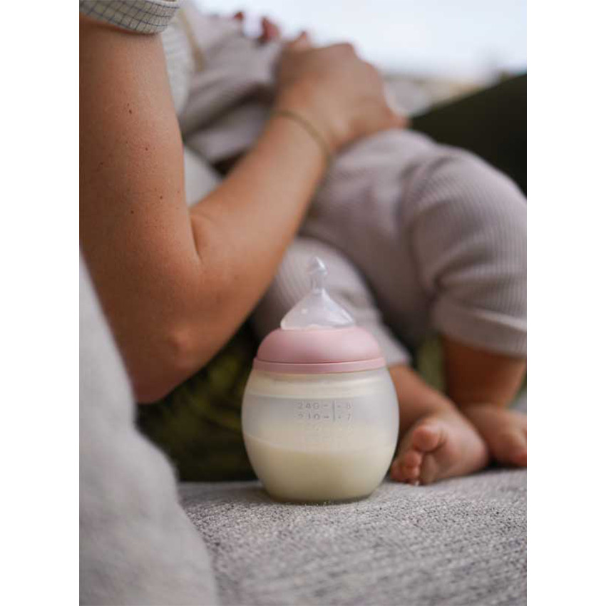 Biberon silicone Blush 240 ml 