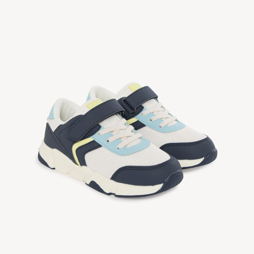 Sportieve mesh sneakers met klittenband voor jongens 