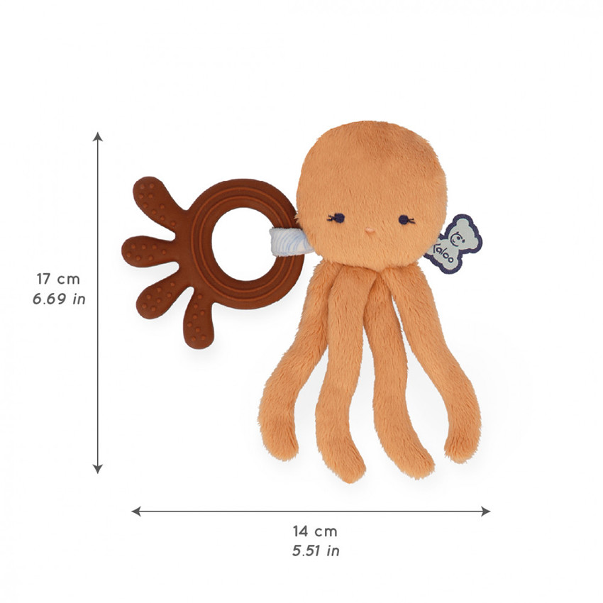 Anneau de dentition silicone Poulpe 