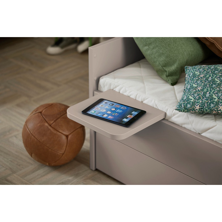 Tablette lit mezzanine Brother Stu 28X12X25CM Taupe 