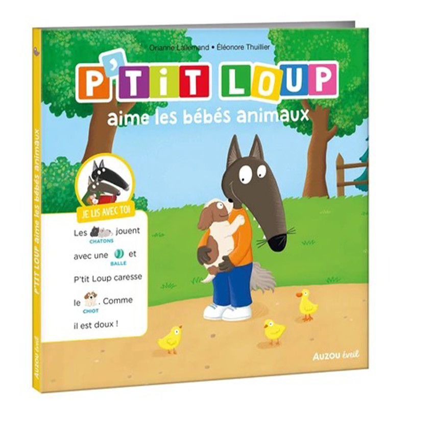Livre "P'tit loup aime les bébés animaux 3ans+ 