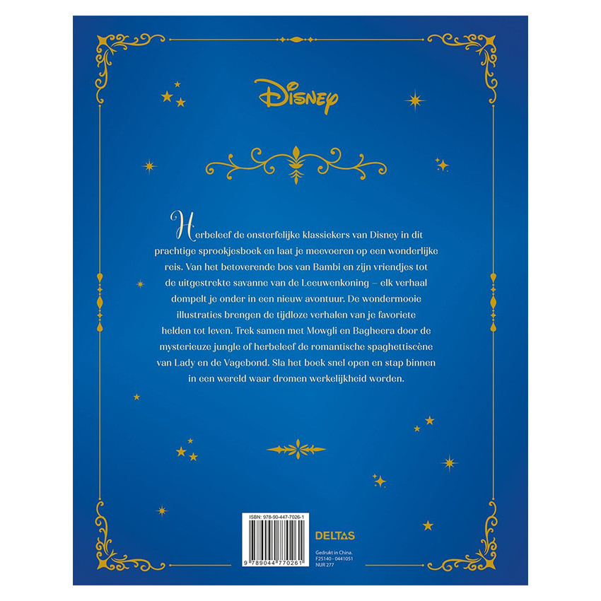 Livre NL Disney Het betoverende sprookjesboek +3A 