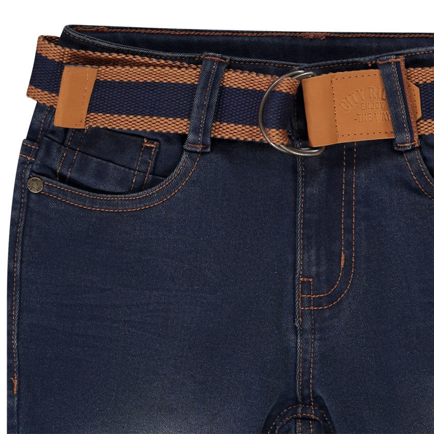 Jean skinny avec ceinture amovible pour garçon 