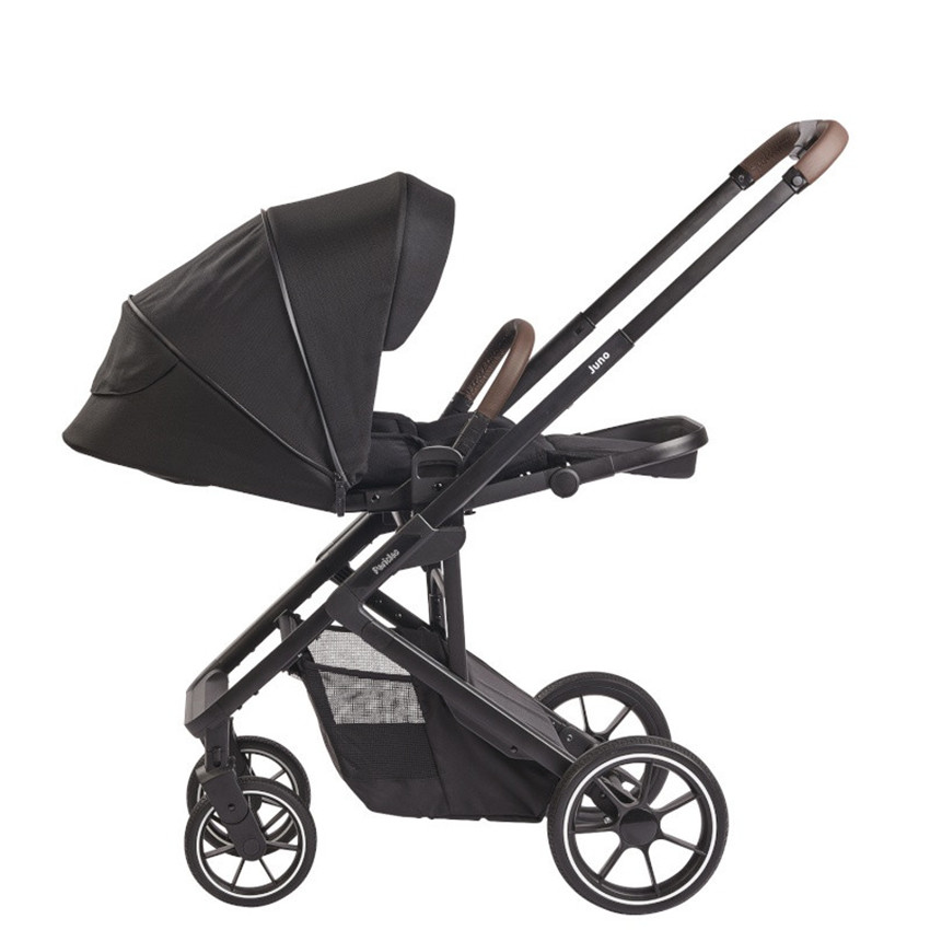 Poussette Juno + Habillage pluie Black 