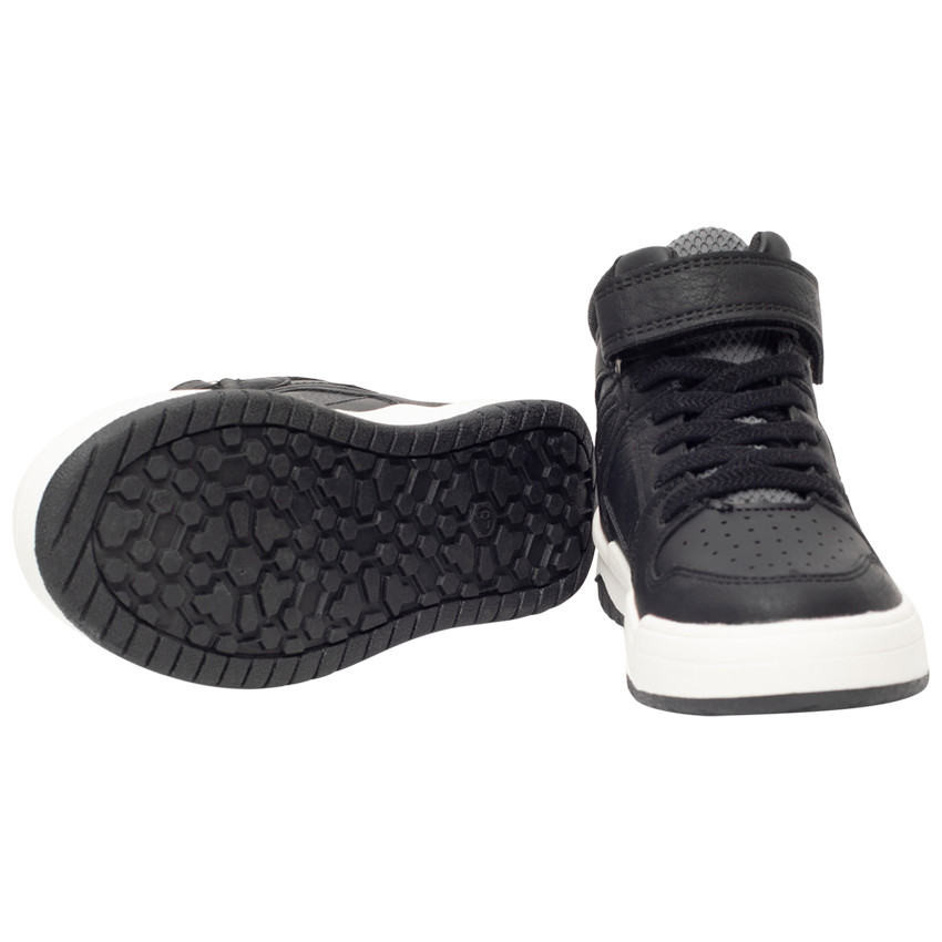 Baskets de sport montantes avec languette et jeux de découpe pour garçon 
