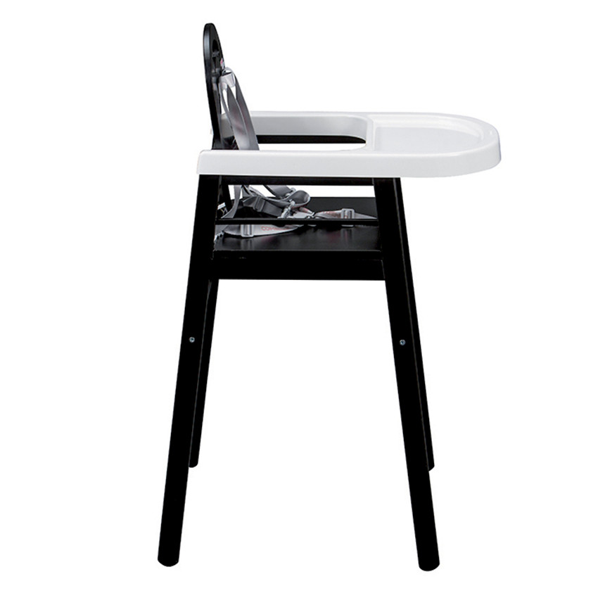 Chaise haute fixe Lili - Noir 