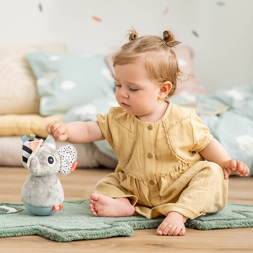 Peluche d'activité culbuto Elphée 