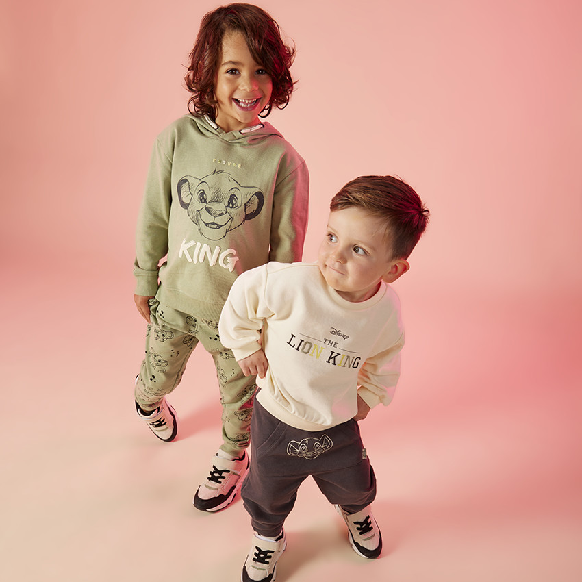 Jogging molleton print Simba Disney pour bébé garçon 