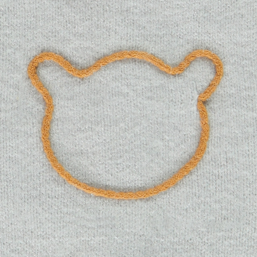 Ensemble en tricot pull ourson + legging pour bébé garçon 