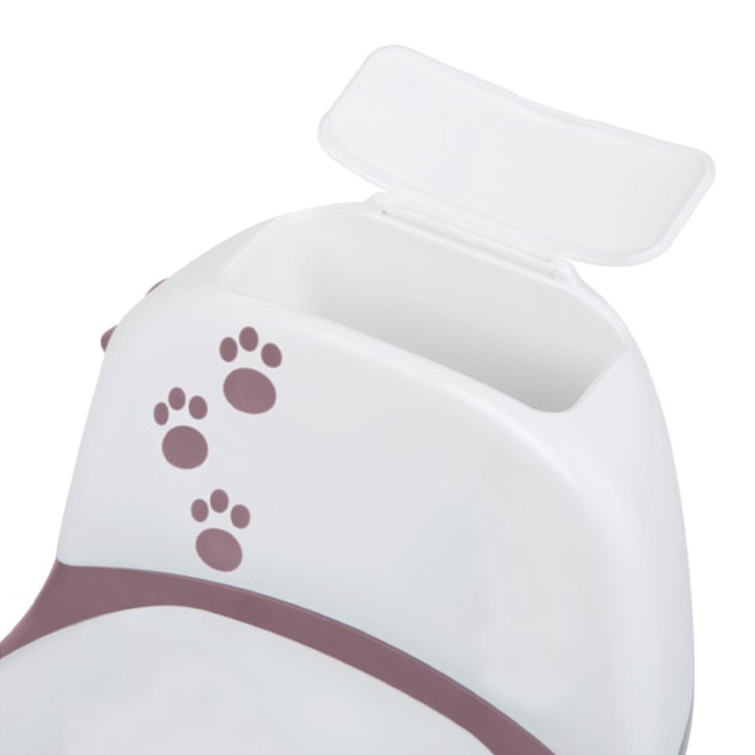 Mini toilette bébé Oursonne Blanc/Rose 