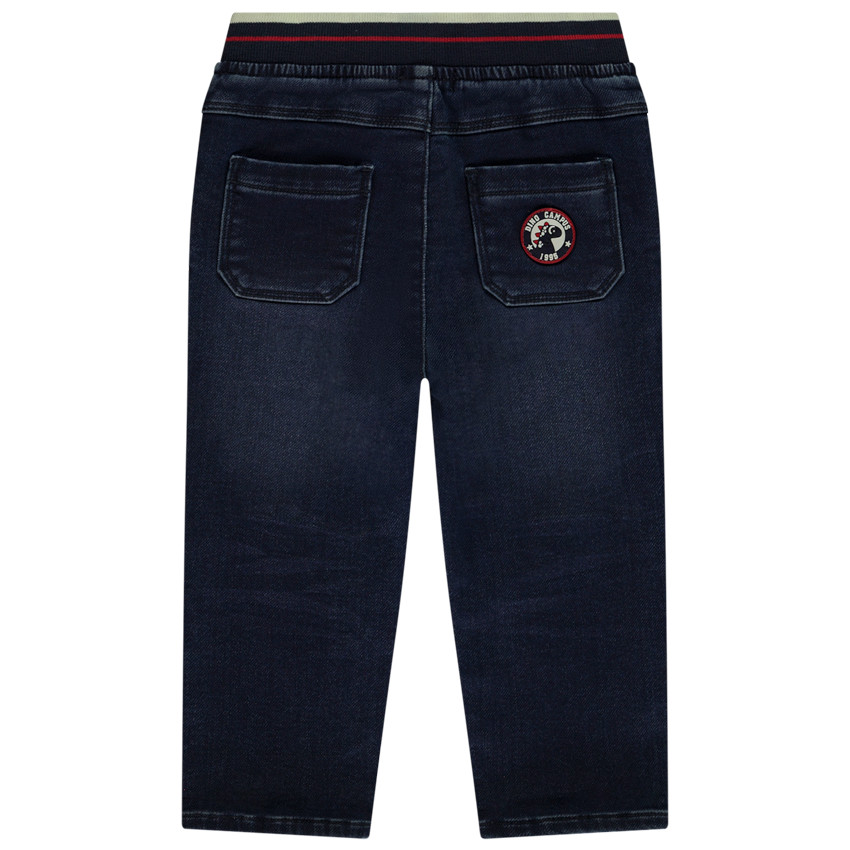Jean effet denim à taille élastiquée pour bébé garçon 