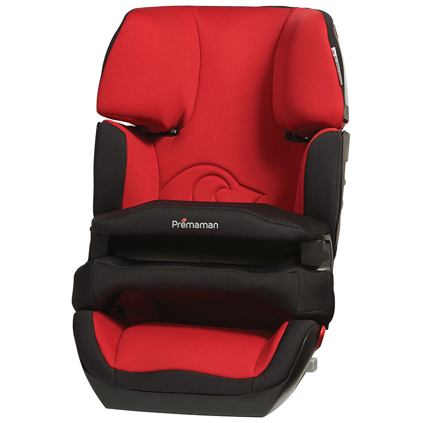 Siège-auto Xenon Fix Groupe 1/2/3 (de 9 mois à 12 ans) avec Isofix - Rouge 