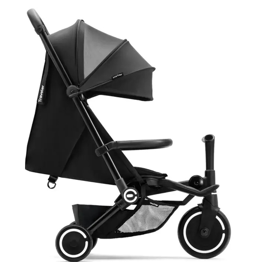 Poussette et Tricycle Traveler ultra compacte  Noir 