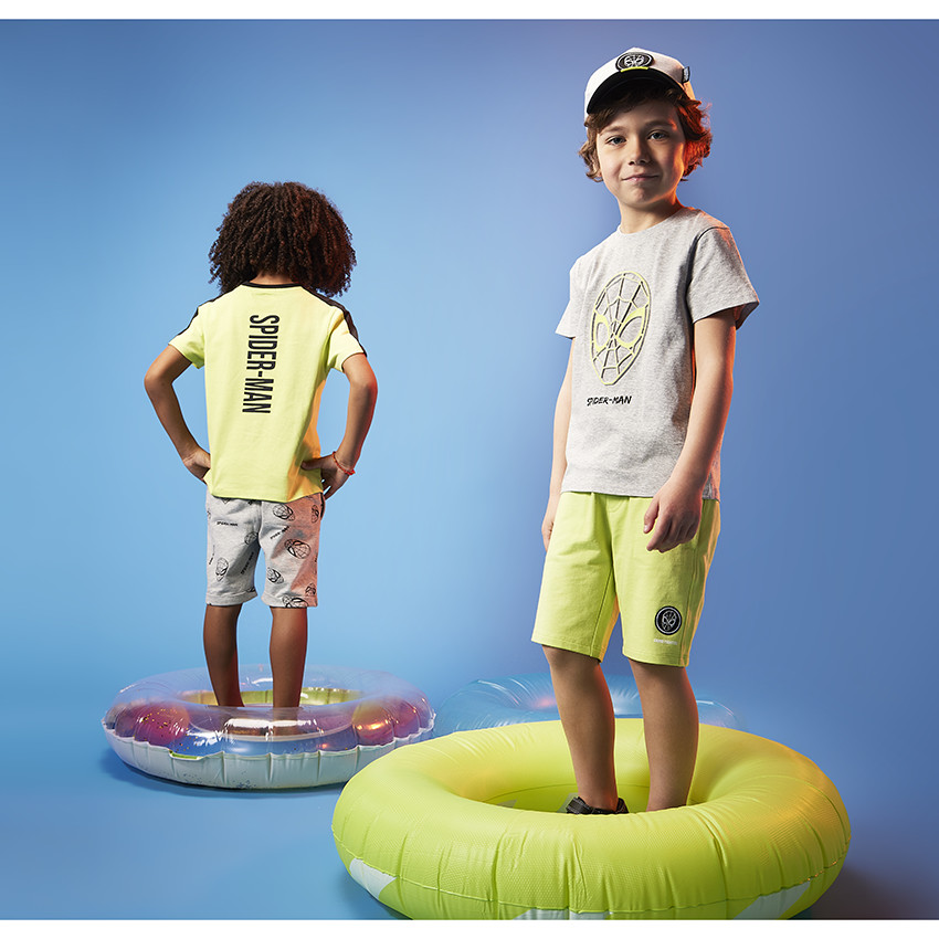 Ensemble 2 pièces t-shirt + short Spider-Man Marvel pour garçon 