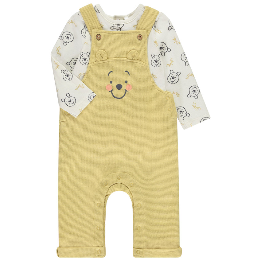 Salopette en T-shirt met lange mouwen Winnie Disney voor baby jongen 