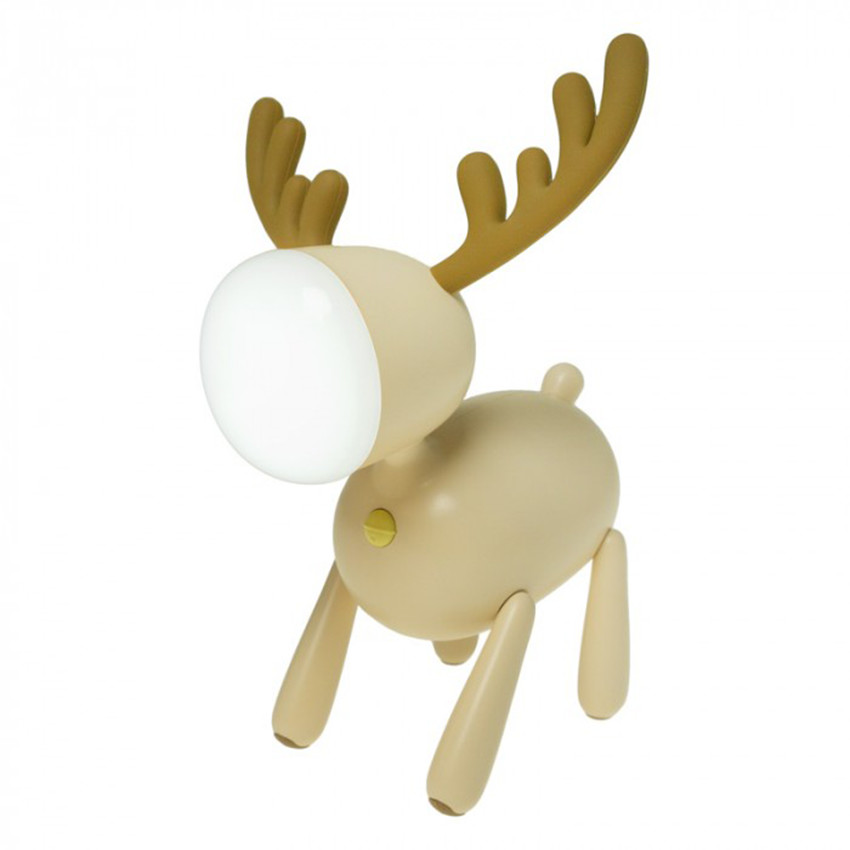 Veilleuse LED Cerf Beige 