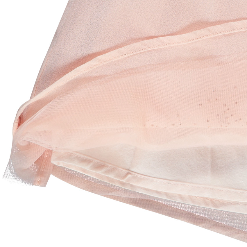 Jupe patineuse en crêpe avec étoiles pailletées pour fille 