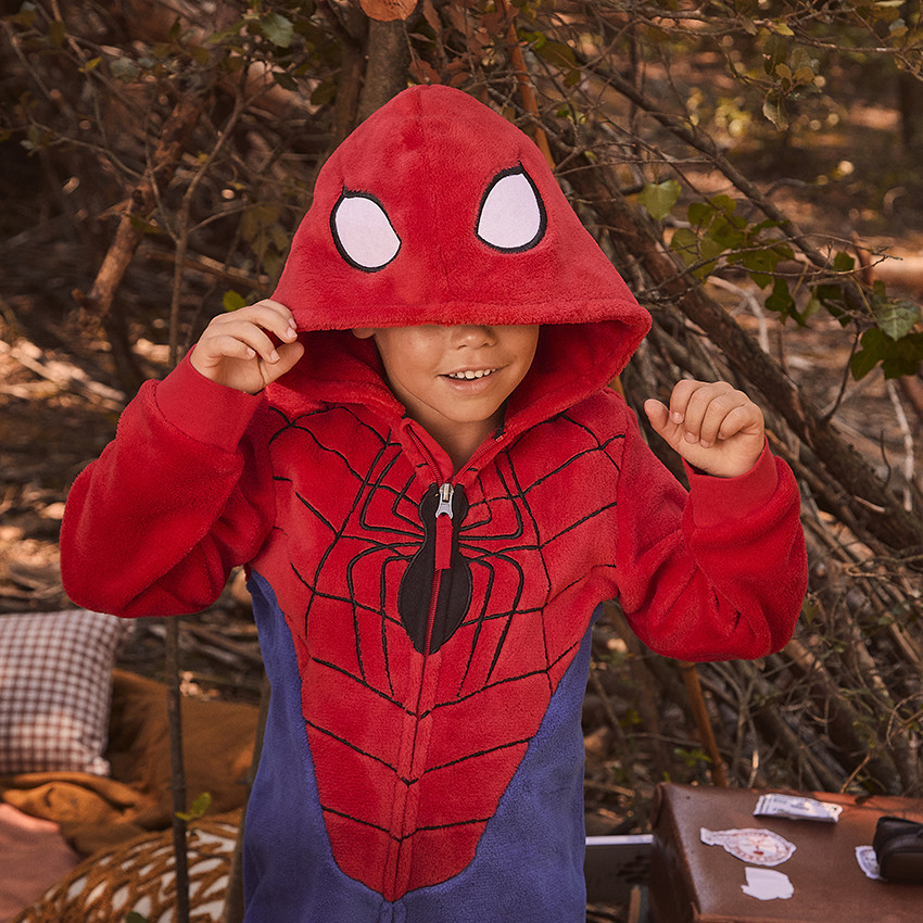 Pyjama topper in sherpa Spider-Man Marvel jongens 