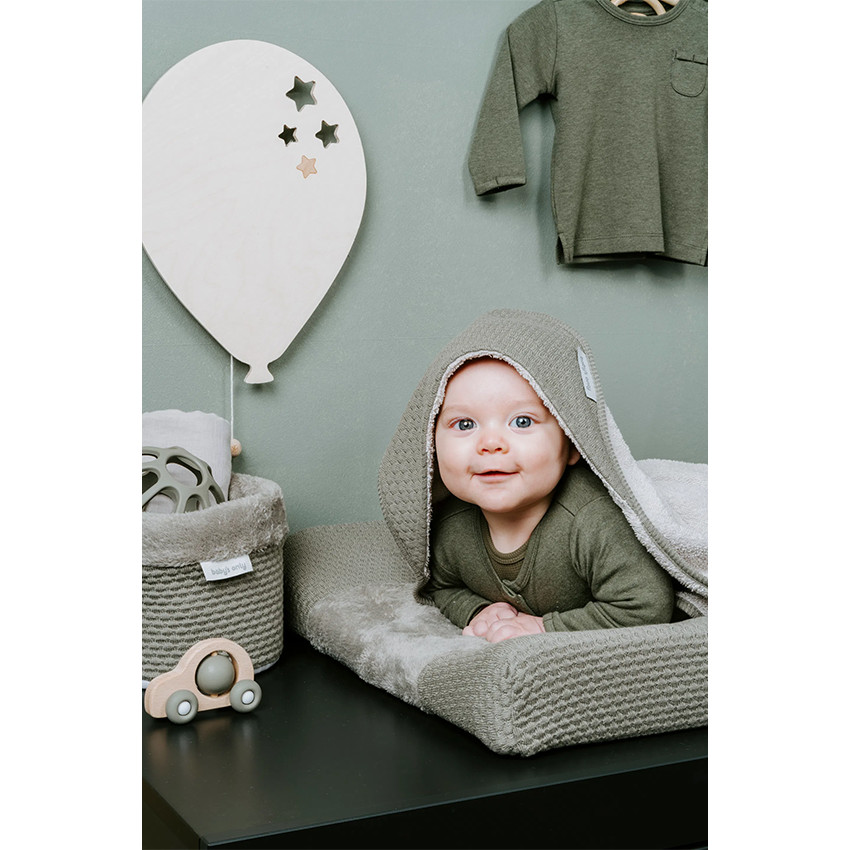 Housse pour matelas à langer 45x70cm Sky Urban Taupe 