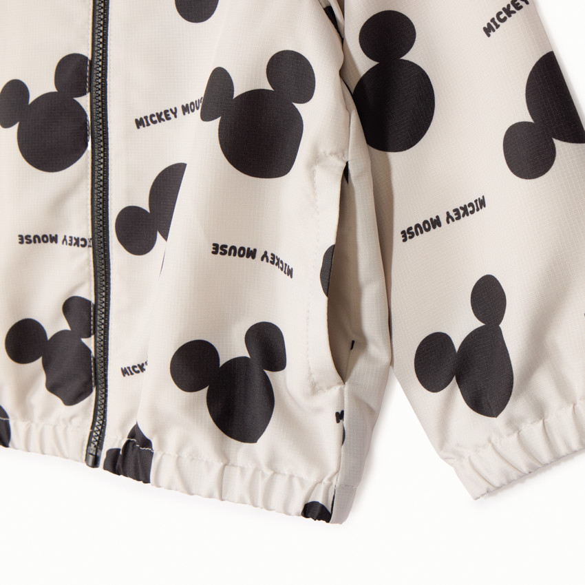 Waterdichte windjack met jersey voering Mickey Disney voor baby jongen 