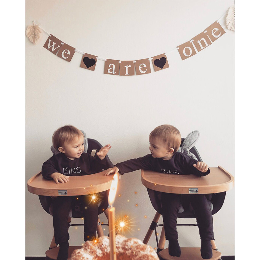 Tablette pour chaise haute Evolu 2 en bois coloris naturel  