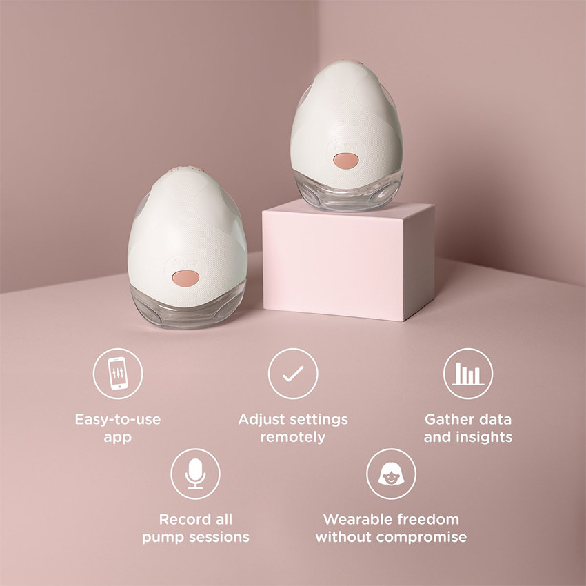 Borstkolf electrisch Handsfree Dubbel 