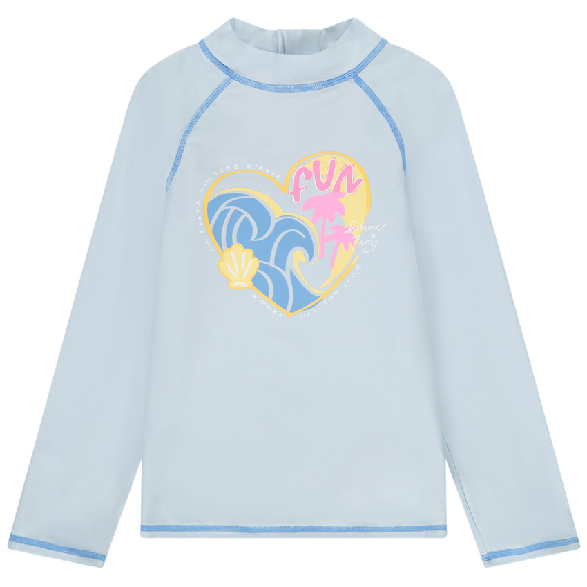 Langarmig T-shirt met UV-bescherming SPF 50+ voor meisjes 