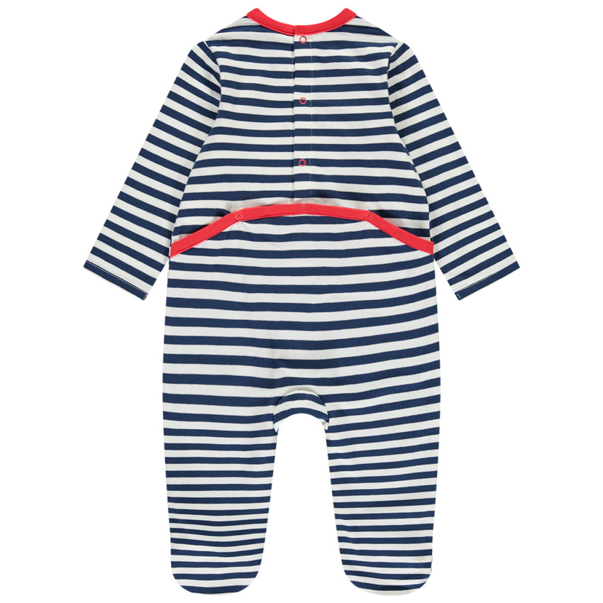 Dors-bien rayé Superman Warner pour bébé garçon avec ouvertures différentes selon l'âge 