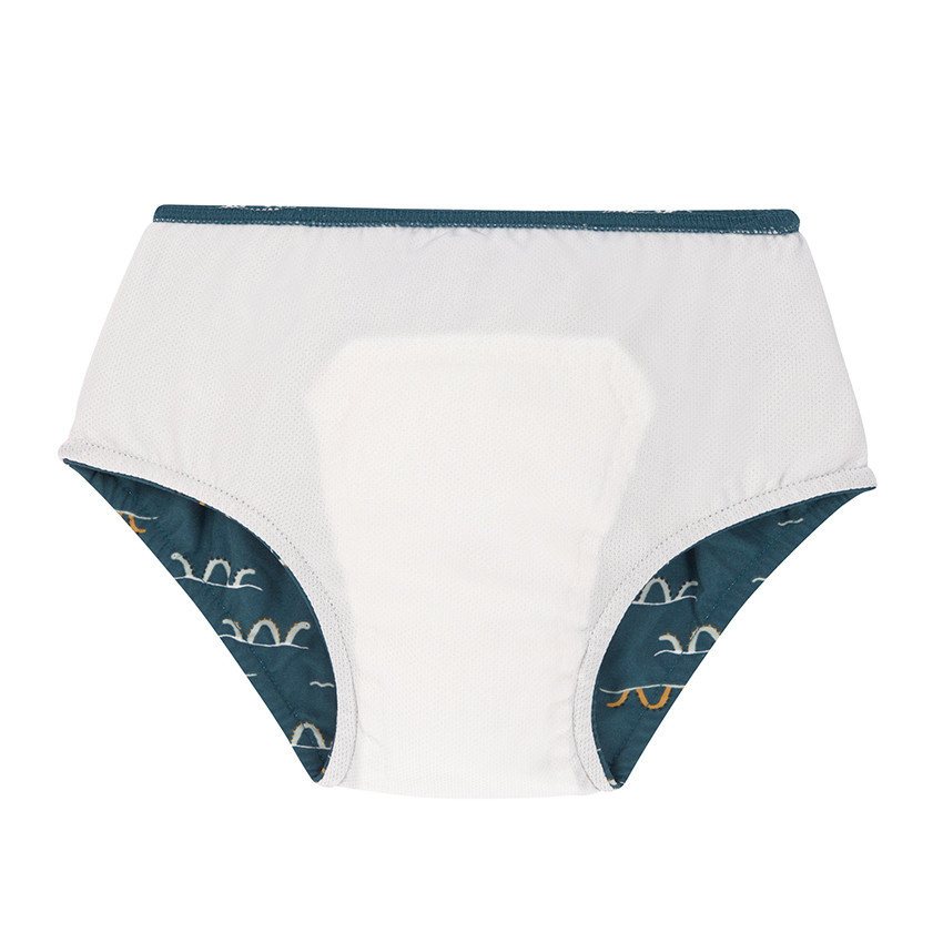 Couche de bain Garçon 6 mois – Serpent de Mer Bleu 