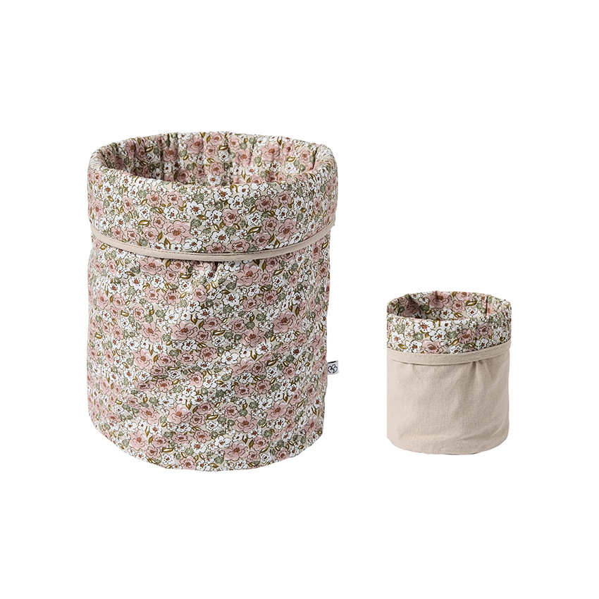 Lot de 2 corbeilles de rangement Afternoon Tea Liberty Biscuit 