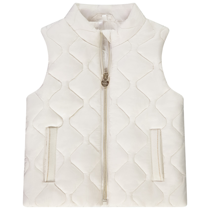 Doudoune sans manches matelassée pour bébé fille 