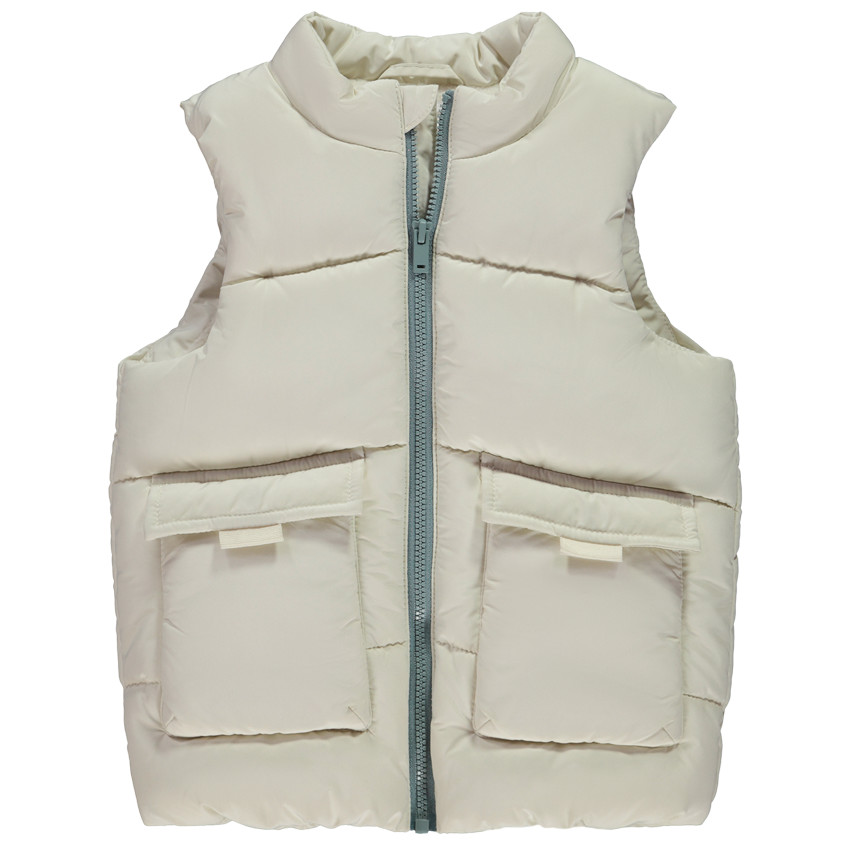 Doudoune sans manches doublée micropolaire pour bébé garçon 